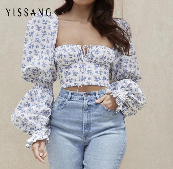 women039s blouses yissnag floral print long puff sleeve autumn bodycon square collar slim womens blouse winter ch2561161, White
women039s blouses yissnag floral print long puff sleeve autumn bodycon square collar slim womens blouse winter ch2561161, White