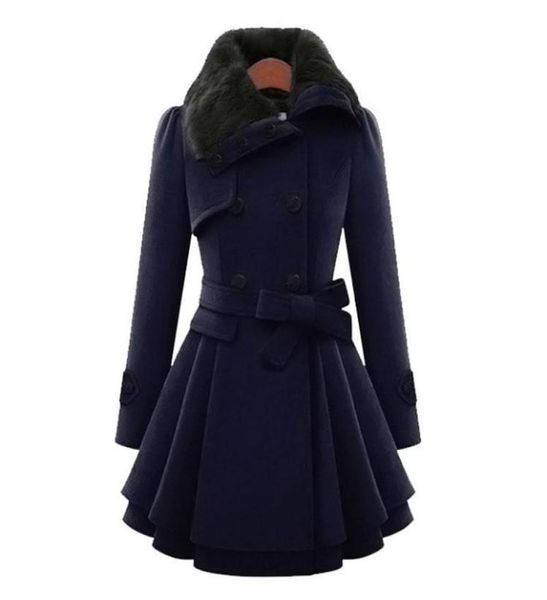 women039s wool blends woolen coat double breasted lapel long female thicken autumn winter slim belt pleated trench coats lady4628750, Black
women039s wool blends woolen coat double breasted lapel long female thicken autumn winter slim belt pleated trench coats lady4628750, Black