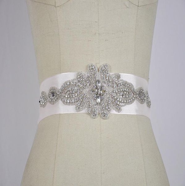 adjustable size white crystal beaded bridal sashes for brides rhinestones belts wedding accessory custom made9285454
adjustable size white crystal beaded bridal sashes for brides rhinestones belts wedding accessory custom made9285454