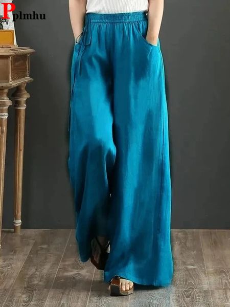 women s pants s 2023 cotton linen wide leg 4xl big size trouser summer elastic waist casual ankle length pantalones baggy sweatpant 230808, Black;white
women s pants s 2023 cotton linen wide leg 4xl big size trouser summer elastic waist casual ankle length pantalones baggy sweatpant 230808, Black;white