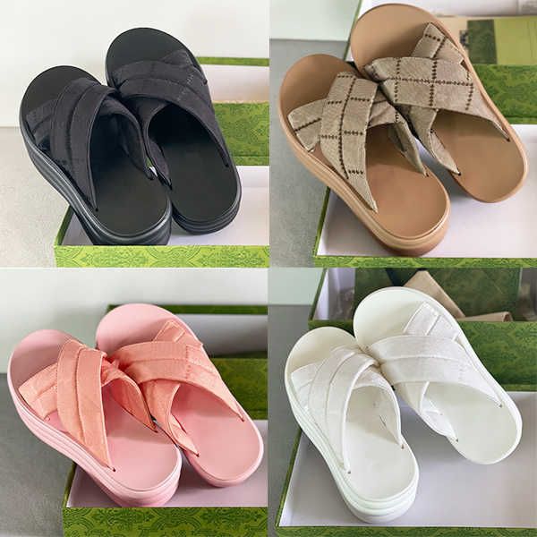 designer womens platform slide sandal luxury slippers thick soles cross strap sandals about 6cm high heel size 35-45 with box bag no458, Black
designer womens platform slide sandal luxury slippers thick soles cross strap sandals about 6cm high heel size 35-45 with box bag no458, Black