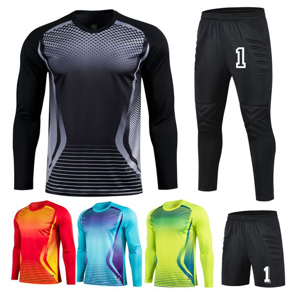 men's tracksuits men football goalkeeper uniform soccer goalie jerseys shorts male football clothes fotebol pant shorts sport kits blue, Gray
men's tracksuits men football goalkeeper uniform soccer goalie jerseys shorts male football clothes fotebol pant shorts sport kits blue, Gray
