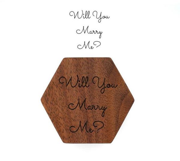 blank wood ring box walnut wooden will you mary me wedding jewelry rings jewellery boxes1230956, Black;white
blank wood ring box walnut wooden will you mary me wedding jewelry rings jewellery boxes1230956, Black;white
