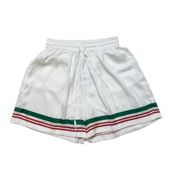 casablanca basic printed men's and women's loose and versatile silk five point shorts for beach leisure summer fashion, White;black
casablanca basic printed men's and women's loose and versatile silk five point shorts for beach leisure summer fashion, White;black