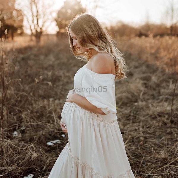 maternity dresses boho maternity gown pgraphy long dress pregnant women for baby shower p shoot off the shoulder dress props accessories hkd, White
maternity dresses boho maternity gown pgraphy long dress pregnant women for baby shower p shoot off the shoulder dress props accessories hkd, White