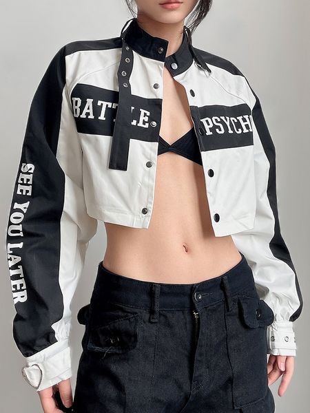 women's jackets y2k motorcycle biker jacket women spicy girls cropped baseball coats female american retro button up long sleeve street, Black;brown
women's jackets y2k motorcycle biker jacket women spicy girls cropped baseball coats female american retro button up long sleeve street, Black;brown