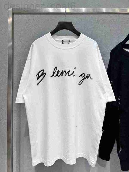 women's t-shirt designer high edition 2023 summer new luxury fashion b family inscription letter print screen red men's and short, White
women's t-shirt designer high edition 2023 summer new luxury fashion b family inscription letter print screen red men's and short, White