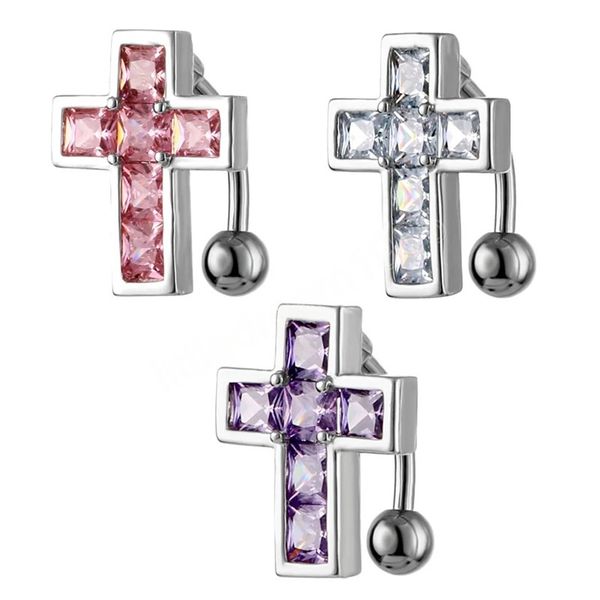copper cross navel belly button rings women fashion piercing body piercings personalized jewelry, Silver
copper cross navel belly button rings women fashion piercing body piercings personalized jewelry, Silver