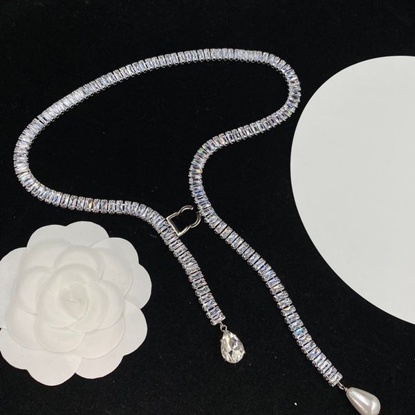 full diamond pendant necklaces womens shinning necklace trendy letters tassel necklace personality charm necklace jewelry, Silver
full diamond pendant necklaces womens shinning necklace trendy letters tassel necklace personality charm necklace jewelry, Silver