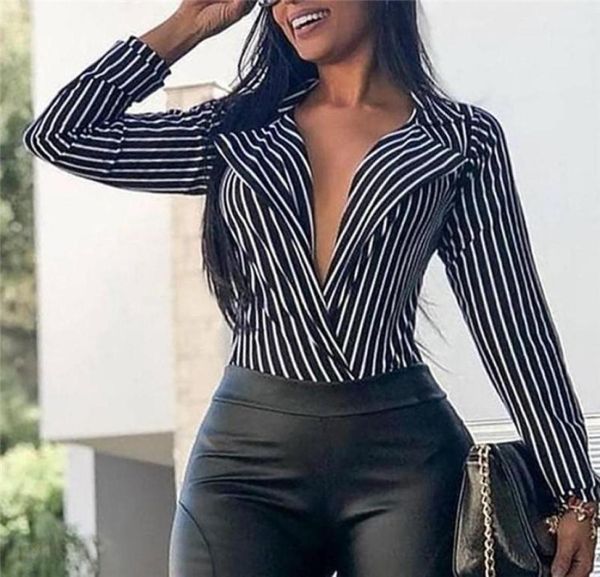 2020 new blouse women casual striped shirts blouses female slim blusas autumn fall casual ladies office blouses sexy2947563, White
2020 new blouse women casual striped shirts blouses female slim blusas autumn fall casual ladies office blouses sexy2947563, White