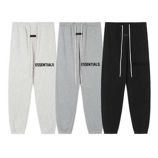 double thread esential new letter casual versatile men's and women's sports guards pants, Black
double thread esential new letter casual versatile men's and women's sports guards pants, Black
