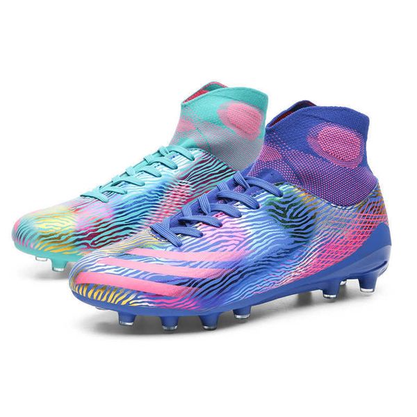 kids high soccer shoes children's tf ag football boots mens fashion sneakers youth training shoes rainbow color
kids high soccer shoes children's tf ag football boots mens fashion sneakers youth training shoes rainbow color