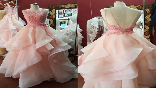 ruffles lace appliques 2021 prom dress pearl pink bow ball gown organza evening gowns party dress vestido curto de festa8160503, Black
ruffles lace appliques 2021 prom dress pearl pink bow ball gown organza evening gowns party dress vestido curto de festa8160503, Black
