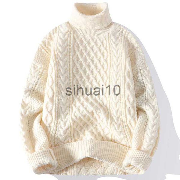 men's sweaters mens turtleneck sweaters pullover solid color knitted sweater men casual pullovers autumn winter warm knitwear man j2308, White;black
men's sweaters mens turtleneck sweaters pullover solid color knitted sweater men casual pullovers autumn winter warm knitwear man j2308, White;black