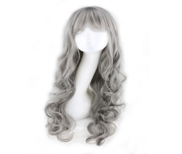 woodfestival grey wig with neat bangs long curly synthetic natural wavy wigs grandmother gray hair women3042207, Black
woodfestival grey wig with neat bangs long curly synthetic natural wavy wigs grandmother gray hair women3042207, Black