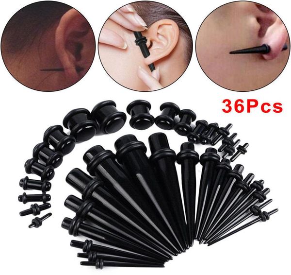36pcs punk crylic ear gauge taper tunnel plug expander stretching piercing kit sets body piercing jewelry ear expanders8520860, Golden
36pcs punk crylic ear gauge taper tunnel plug expander stretching piercing kit sets body piercing jewelry ear expanders8520860, Golden