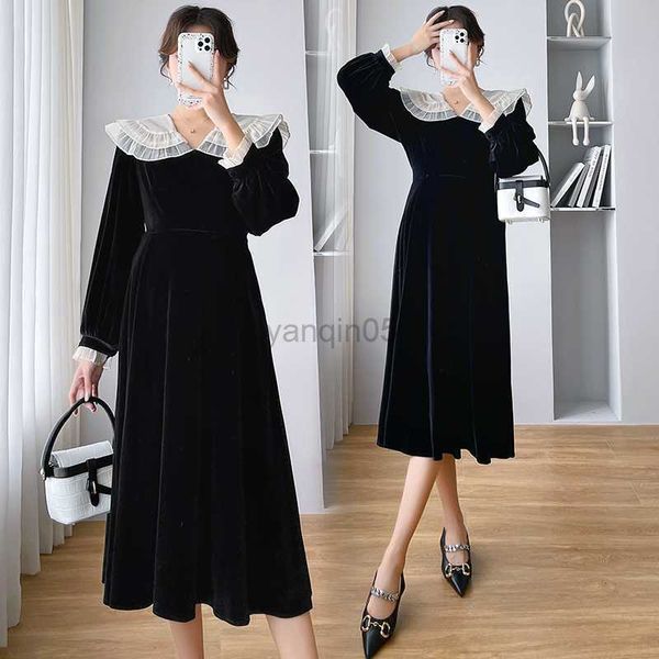 maternity dresses 8279# autumn winter korean fashion maternity long dress ruffle lace o neck a line slim clothes for pregnant women pregnanc, White
maternity dresses 8279# autumn winter korean fashion maternity long dress ruffle lace o neck a line slim clothes for pregnant women pregnanc, White