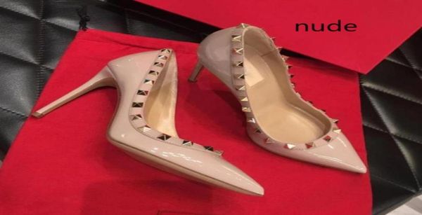 with box genuine leather red wedding shoes for bride nude white stiletto heel rivets shoes size 34 to 42 tradingbear45955558172924, Black
with box genuine leather red wedding shoes for bride nude white stiletto heel rivets shoes size 34 to 42 tradingbear45955558172924, Black