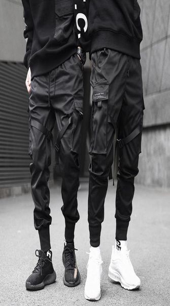 men ribbons color block pants black pocket cargo harem joggers harajuku sweatpant hip hop trousers7911859
men ribbons color block pants black pocket cargo harem joggers harajuku sweatpant hip hop trousers7911859