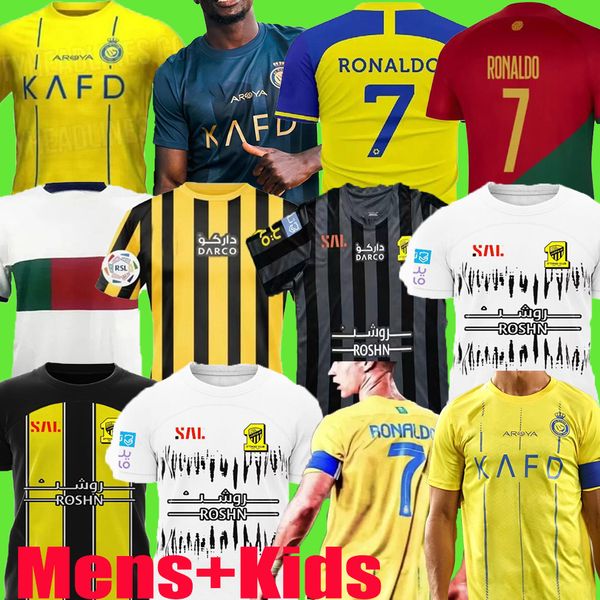 al nassr fc ronaldo soccer jerseys men kids kit uniform home yellow boys football shiirt benzema homes and away fans player version jersey 2, Black;yellow
al nassr fc ronaldo soccer jerseys men kids kit uniform home yellow boys football shiirt benzema homes and away fans player version jersey 2, Black;yellow