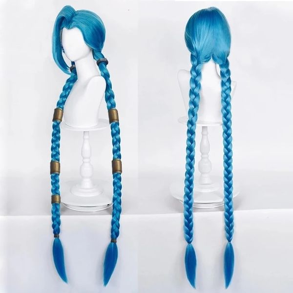 cosplay wigs lol jinx cosplay wig long braided blue the loose cannon wig with blue braid heat resistant synthetic hair wigs wig cap 230808, Black
cosplay wigs lol jinx cosplay wig long braided blue the loose cannon wig with blue braid heat resistant synthetic hair wigs wig cap 230808, Black