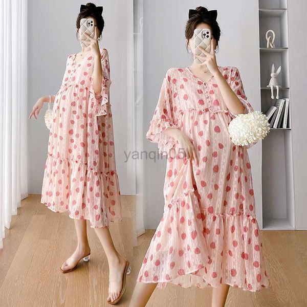 maternity dresses 2307# summer new arrival fashion floral print chiffon maternity dress sweet loose clothes for pregnant women pregnancy nur, White
maternity dresses 2307# summer new arrival fashion floral print chiffon maternity dress sweet loose clothes for pregnant women pregnancy nur, White