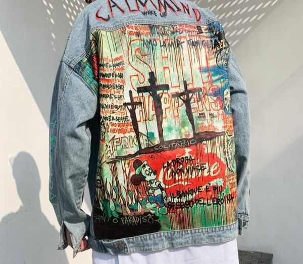 painted printing men denim jacket cartoon graffiti print loose coats vintage hip hop leisure outerwear4308612, Black;brown
painted printing men denim jacket cartoon graffiti print loose coats vintage hip hop leisure outerwear4308612, Black;brown