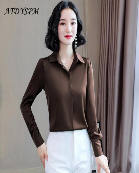 2020 autumn hidden breasted women silk shirt casual female blouse long sleeve lapel shirts style women satin blouses44714773586772, White
2020 autumn hidden breasted women silk shirt casual female blouse long sleeve lapel shirts style women satin blouses44714773586772, White