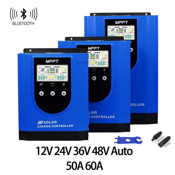 bluetooth 60a 50a 30a mppt solar charge controller 12v 24v 48v solar panel regulator for lifepo4/lithium/lead-acid/gel battery
bluetooth 60a 50a 30a mppt solar charge controller 12v 24v 48v solar panel regulator for lifepo4/lithium/lead-acid/gel battery
