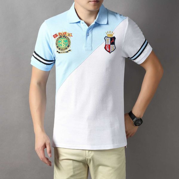 international new polo shirt men's short sleeved street trendy color matching japanese and korean fresh high-end handsome trendy men�, White;black
international new polo shirt men's short sleeved street trendy color matching japanese and korean fresh high-end handsome trendy men�, White;black
