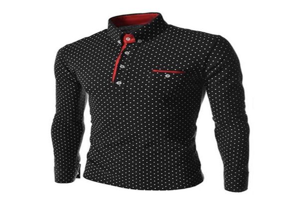 men039s polos fashion men shirts spring autumn plus size polka dot button down long sleeve tshirt slim9445684, White;black
men039s polos fashion men shirts spring autumn plus size polka dot button down long sleeve tshirt slim9445684, White;black