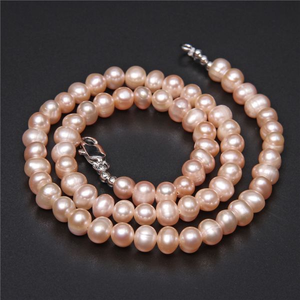 pendant necklaces elegant oblate natural pink pearls necklaces fine jewelry baroque freshwater pearls beaded chain for women gifts chocker w, Silver
pendant necklaces elegant oblate natural pink pearls necklaces fine jewelry baroque freshwater pearls beaded chain for women gifts chocker w, Silver