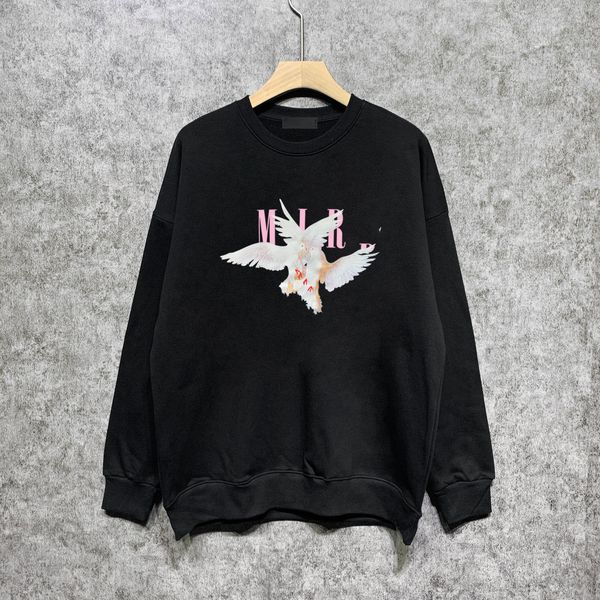 2023 autumn peace pigeon designer hoodies sweatershirt ink splash flow paint designers a miri hoodies luxury long sleeve hip hop streetwear, Black
2023 autumn peace pigeon designer hoodies sweatershirt ink splash flow paint designers a miri hoodies luxury long sleeve hip hop streetwear, Black
