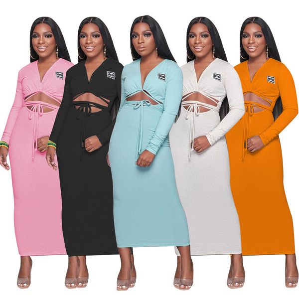 2023 brand designer women letter dresses fall winter long sleeve clothing fashion solid color dress v-neck clothes dhl 6729, Black;gray
2023 brand designer women letter dresses fall winter long sleeve clothing fashion solid color dress v-neck clothes dhl 6729, Black;gray