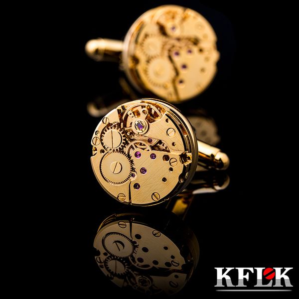 cuff links kflk gold-color mechanical brand men's cufflinks wedding gifts cuff links button arrival guests 230807, Silver
cuff links kflk gold-color mechanical brand men's cufflinks wedding gifts cuff links button arrival guests 230807, Silver