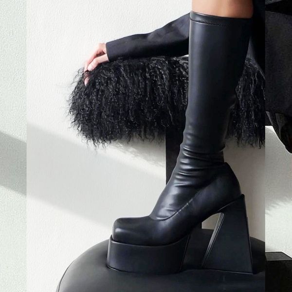 boots doratasia brand winter women high heeled mid calf platform shoes y non slip fashion elegant trendy quality 230807, Black
boots doratasia brand winter women high heeled mid calf platform shoes y non slip fashion elegant trendy quality 230807, Black