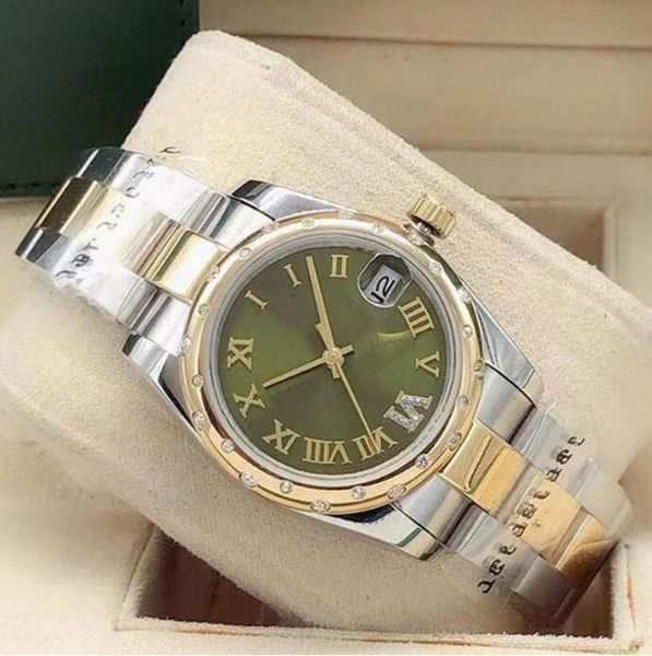 31mm women's automatic mechanical watch ladies diamond watches women stainless steel folding buckle sport waterproof fashion wristwatch, Slivery;brown
31mm women's automatic mechanical watch ladies diamond watches women stainless steel folding buckle sport waterproof fashion wristwatch, Slivery;brown