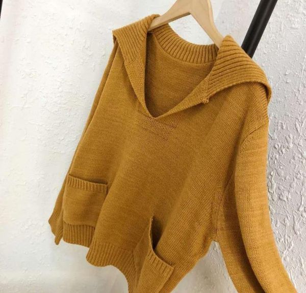 2020 yellow lapel neck long sleeves pullover women039s sweaters brand same style pullover women 0816154743817, White;black
2020 yellow lapel neck long sleeves pullover women039s sweaters brand same style pullover women 0816154743817, White;black