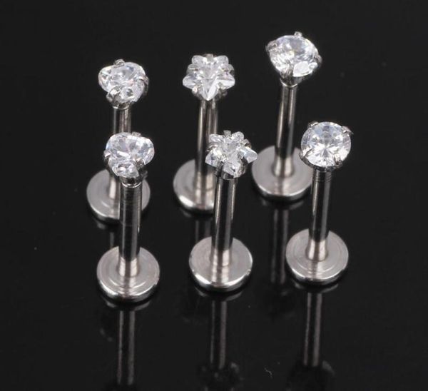 12x8x3mm 16g silver internally threaded prong gem labret lip piercing zircon labret ring tragus earring1669467, Black
12x8x3mm 16g silver internally threaded prong gem labret lip piercing zircon labret ring tragus earring1669467, Black