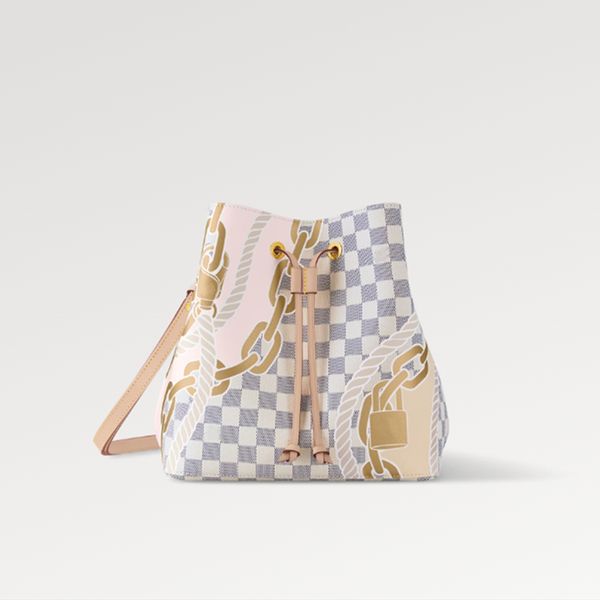explosion women's bucket bag neonoe mm n40474 nautical print ropes chains damier azur coated canvas drawstring closure microfiber linin
explosion women's bucket bag neonoe mm n40474 nautical print ropes chains damier azur coated canvas drawstring closure microfiber linin