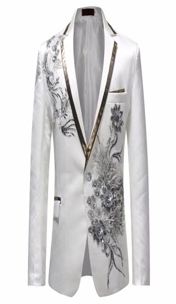 male single breasted slim fit suit jacket men vintage style fashion floral print party blazer men plus size fashion jacket 2011048035182, White;black
male single breasted slim fit suit jacket men vintage style fashion floral print party blazer men plus size fashion jacket 2011048035182, White;black