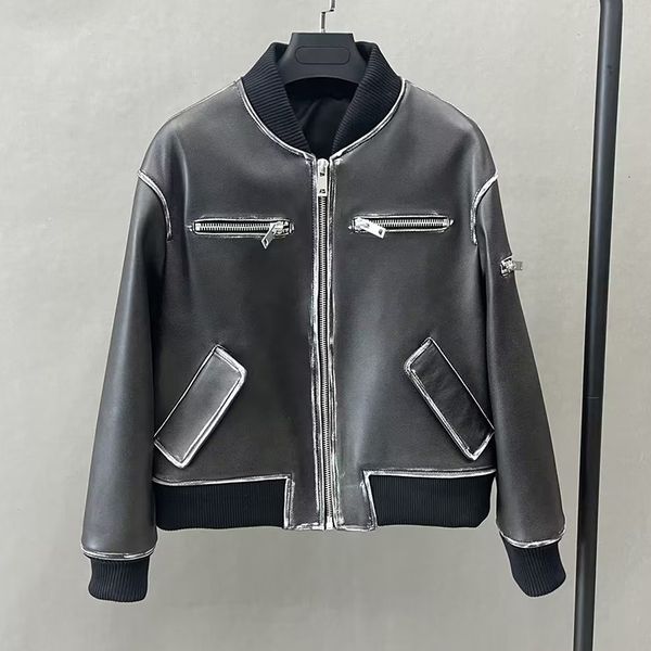 womens leather faux real bomber jacket lady fashion streetwear distress moto biker women genuine coat qg5536 230808, Black
womens leather faux real bomber jacket lady fashion streetwear distress moto biker women genuine coat qg5536 230808, Black