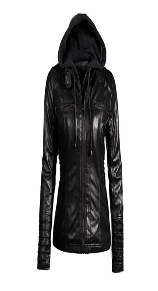 faux leather pu female jacket coat women hoodies winter moto leather jacket turn down collor ladies zipper outerwear plus size3365814, Black;brown 
faux leather pu female jacket coat women hoodies winter moto leather jacket turn down collor ladies zipper outerwear plus size3365814, Black;brown