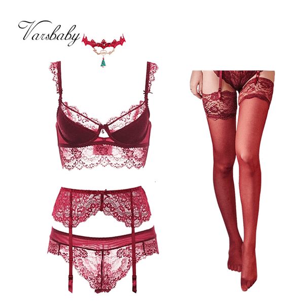 skirt varsbaby lace push up bra sets bra panties garter stockings necklace christmas 5 pcs lots 230807, Red;black
skirt varsbaby lace push up bra sets bra panties garter stockings necklace christmas 5 pcs lots 230807, Red;black