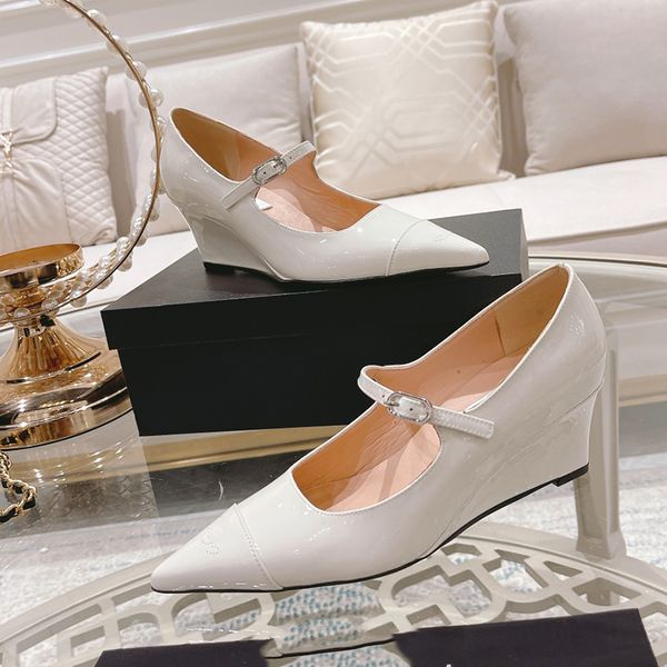 designer womens dress shoes leather double color pointed wedge embroidered high heel 6.5cm shoes adjustable ankle clasp mom shoes party shoe, Black
designer womens dress shoes leather double color pointed wedge embroidered high heel 6.5cm shoes adjustable ankle clasp mom shoes party shoe, Black