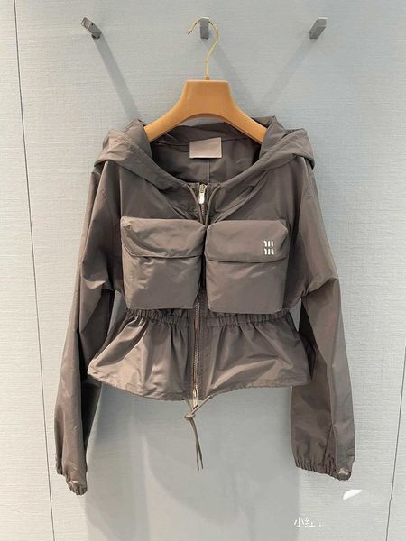 womens short jacket coat slim waist long sleeves hooded jackets hoodie letter logo brand womens designer clothes pocket decoration girls clo, Black;brown
womens short jacket coat slim waist long sleeves hooded jackets hoodie letter logo brand womens designer clothes pocket decoration girls clo, Black;brown
