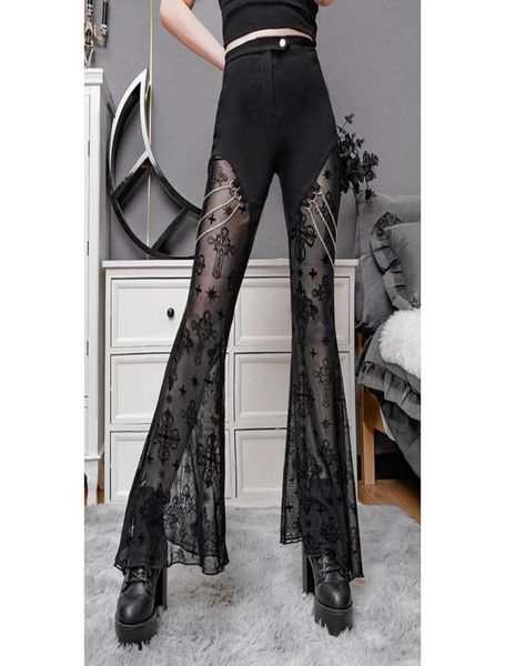 women039s pants capris summer high waist flocking hollow pants female8412503, Black;white
women039s pants capris summer high waist flocking hollow pants female8412503, Black;white