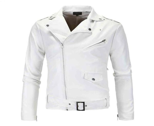 men slim white leather jackets oblique zipper motorcycle outwear moto biker coats size 4xl309n7426224, Black
men slim white leather jackets oblique zipper motorcycle outwear moto biker coats size 4xl309n7426224, Black