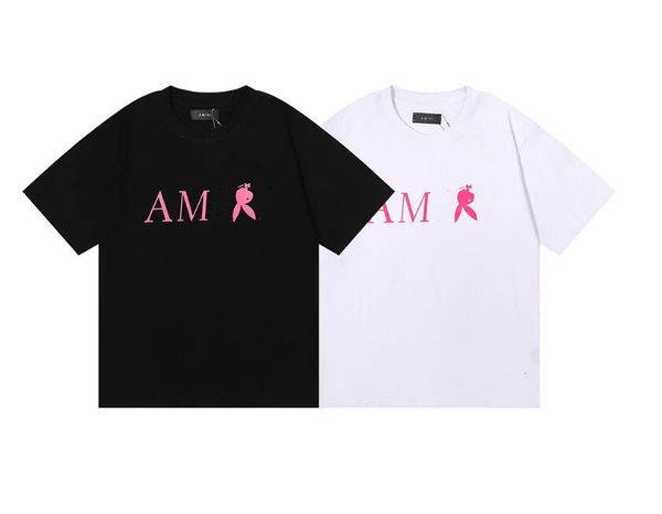 a marisi short sleeve cotton inverted rogue rabbit pink print trend loose large simple t-shirt, White;black
a marisi short sleeve cotton inverted rogue rabbit pink print trend loose large simple t-shirt, White;black