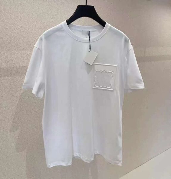 men's t shirts designer three-dimensional relief short sleeve crewneck for men and women couples, White;black
men's t shirts designer three-dimensional relief short sleeve crewneck for men and women couples, White;black